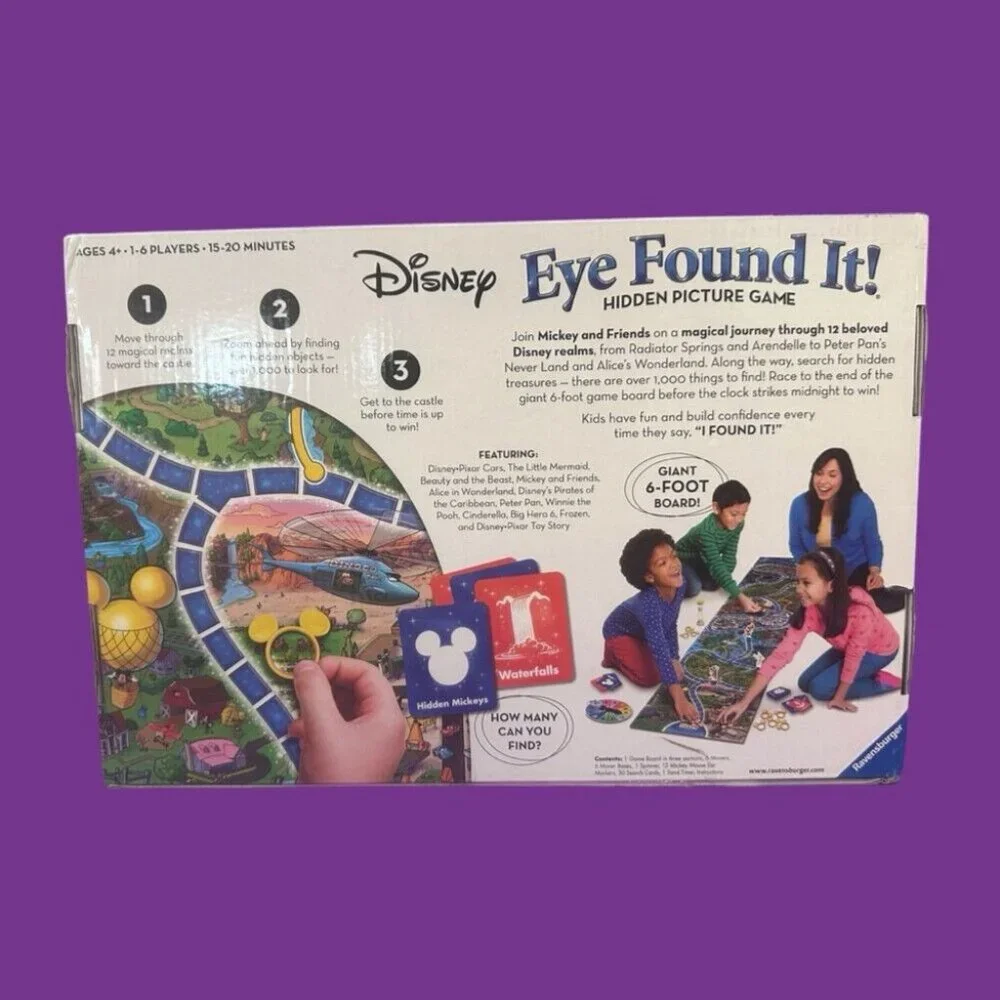 Disney Eye Found It Hidden Picture Game 2018 Ravensburger COMPLETE!